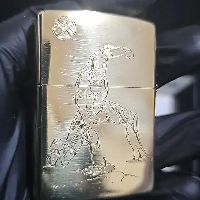 (새상품) 지포 zippo 마블 아이언맨 한정판 골드