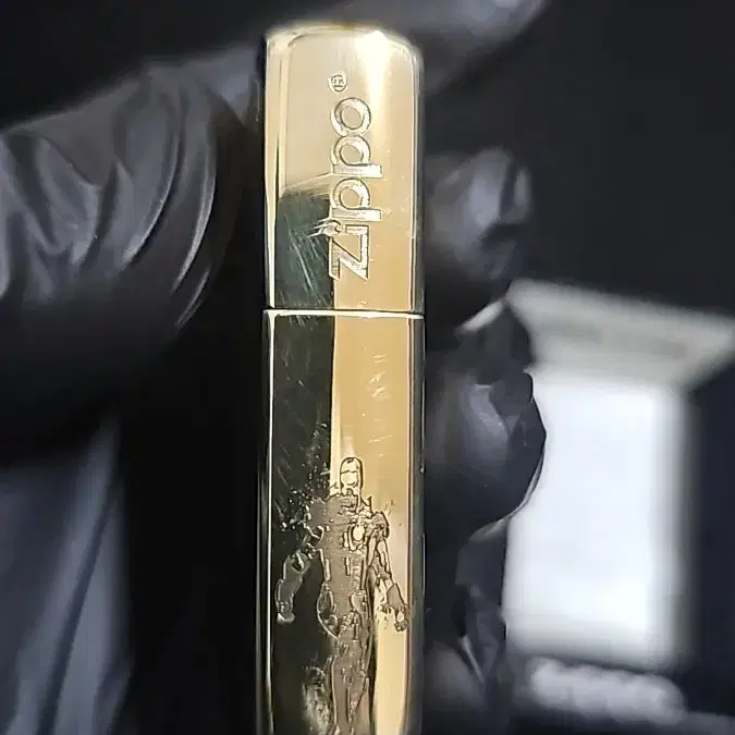 (새상품) 지포 zippo 마블 아이언맨 한정판 골드