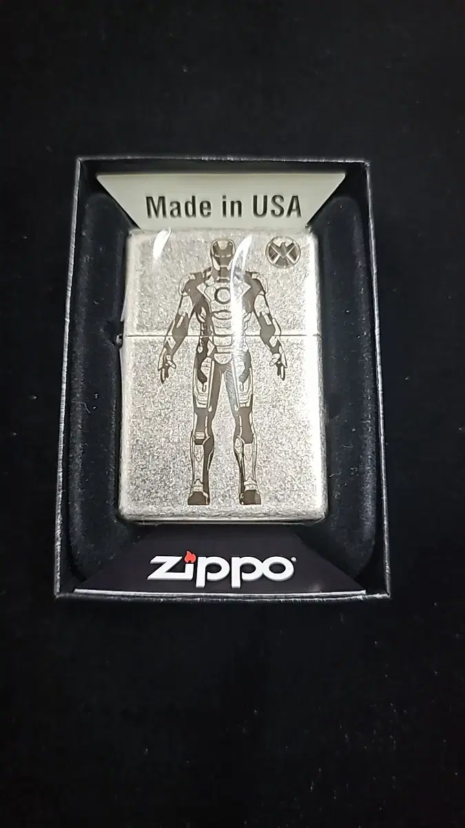 지포 zippo 마블 아이언맨 한정판 엔틱