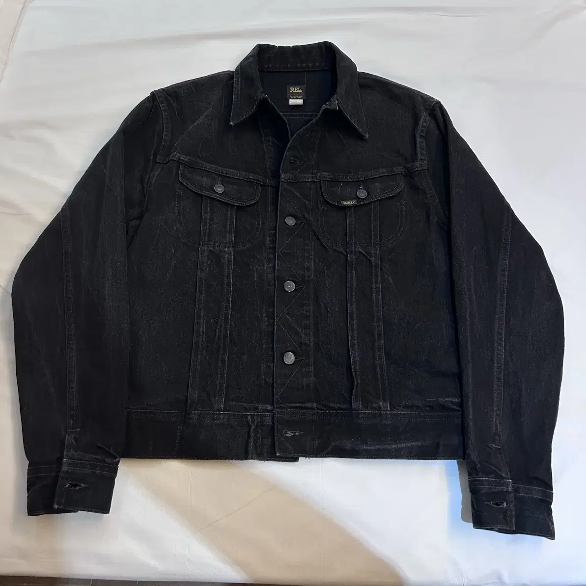 RRL LOT 271 블랙 데님 자켓 M