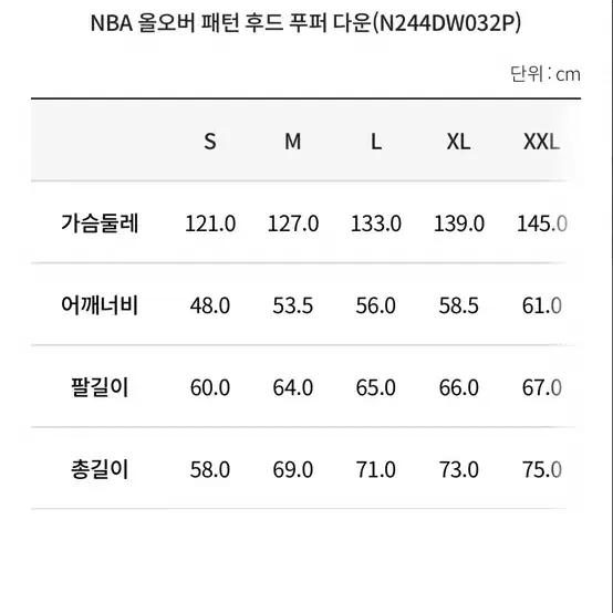 NBA 패딩 새상품 (택 O) 반값 판매