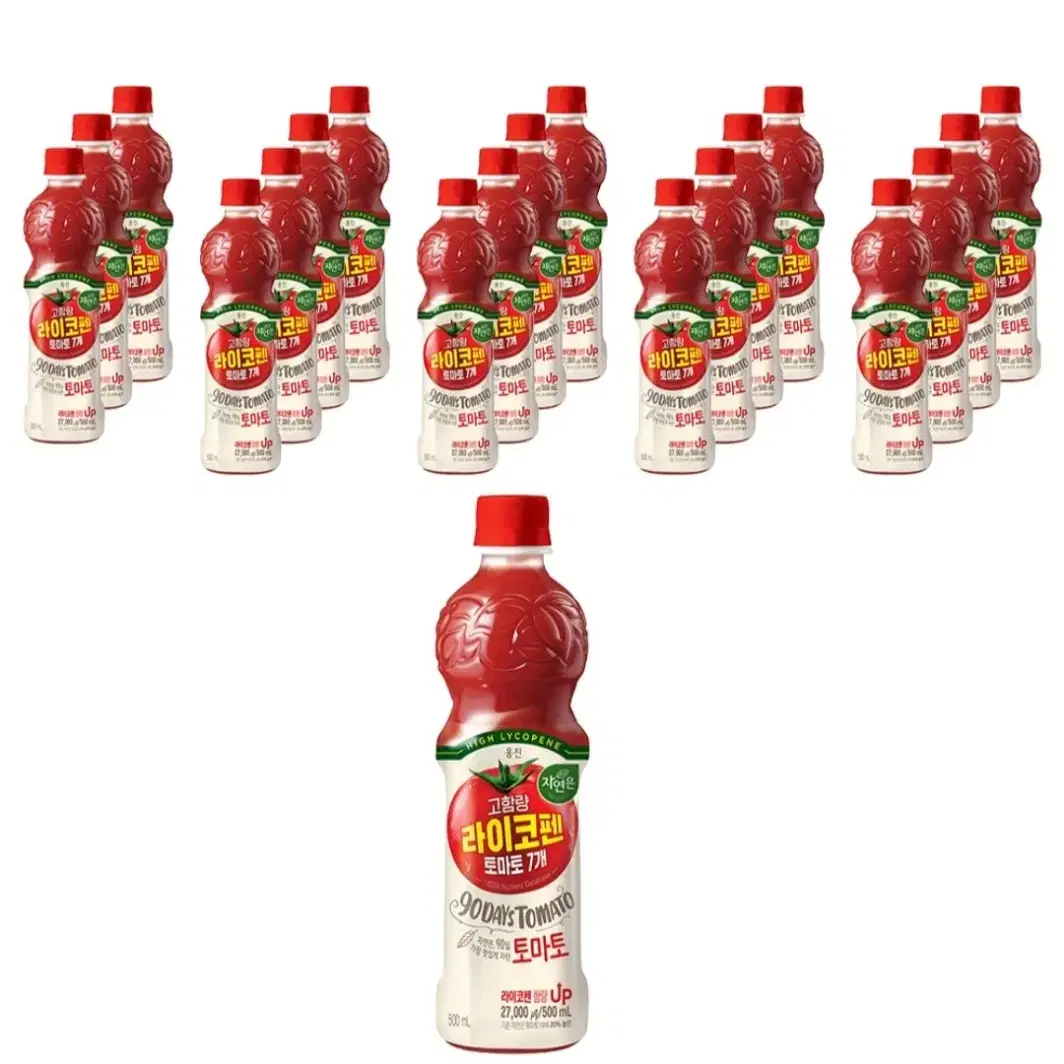 자연은 라이코펜 토마토, 500ml, 20개