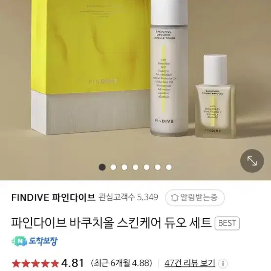 파인다이브 바쿠치올 앰플+토너