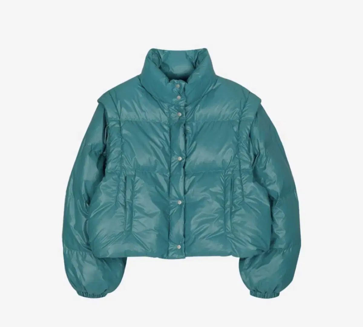 미네랄스튜디오 패딩2-WAY PUFFER / VEST (TURQUOIs)