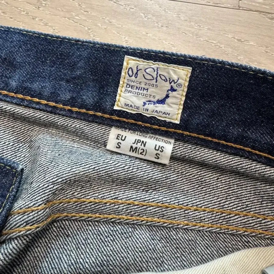 orSlow 105 Denim One Wash (Size 2)