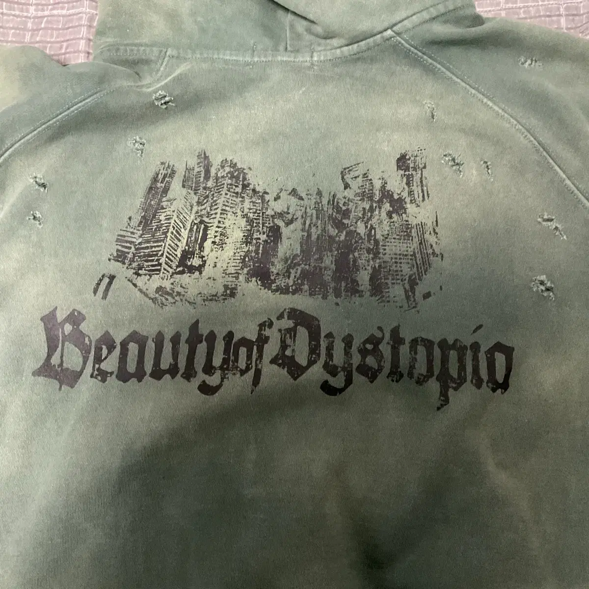 Beauty Of Dystopia Washed Zip Up Hoodie2