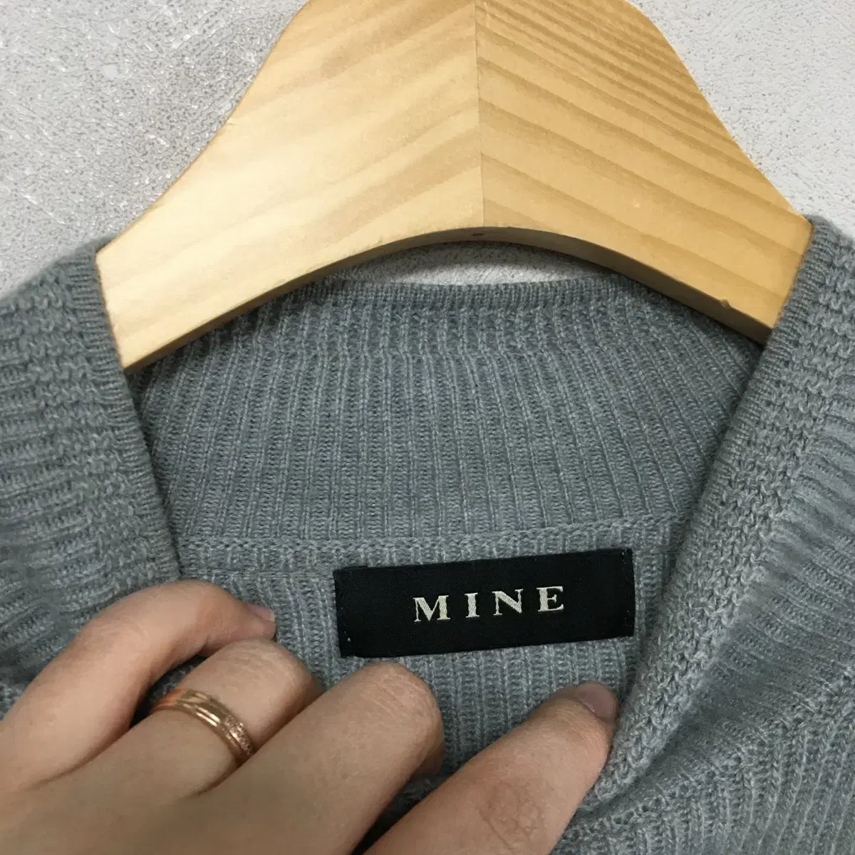 MINE 마인 캐시미어 100 니트 90