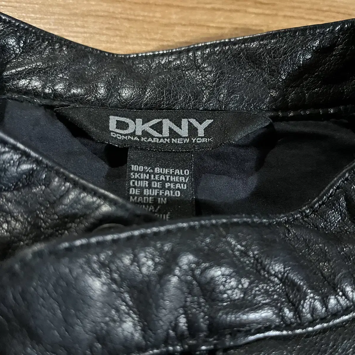 [97] dkny 가죽자켓