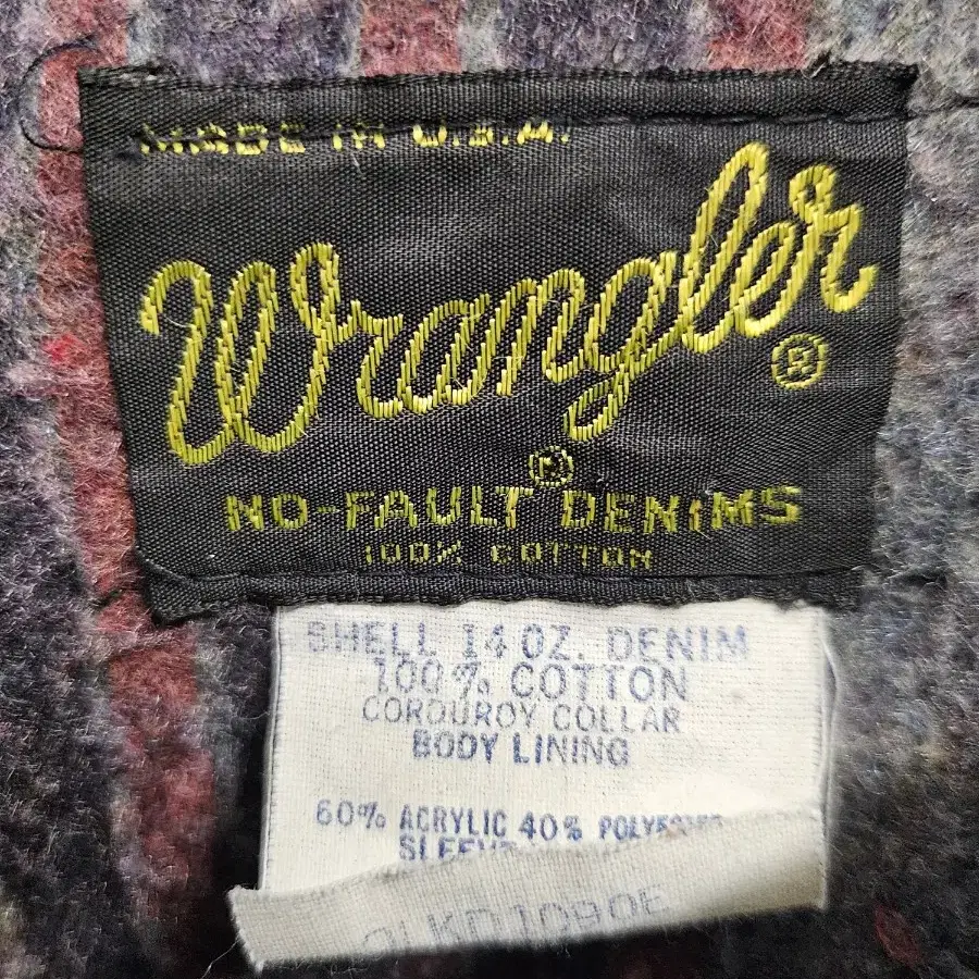 Vtg 70's Wrangler Denim Jacket