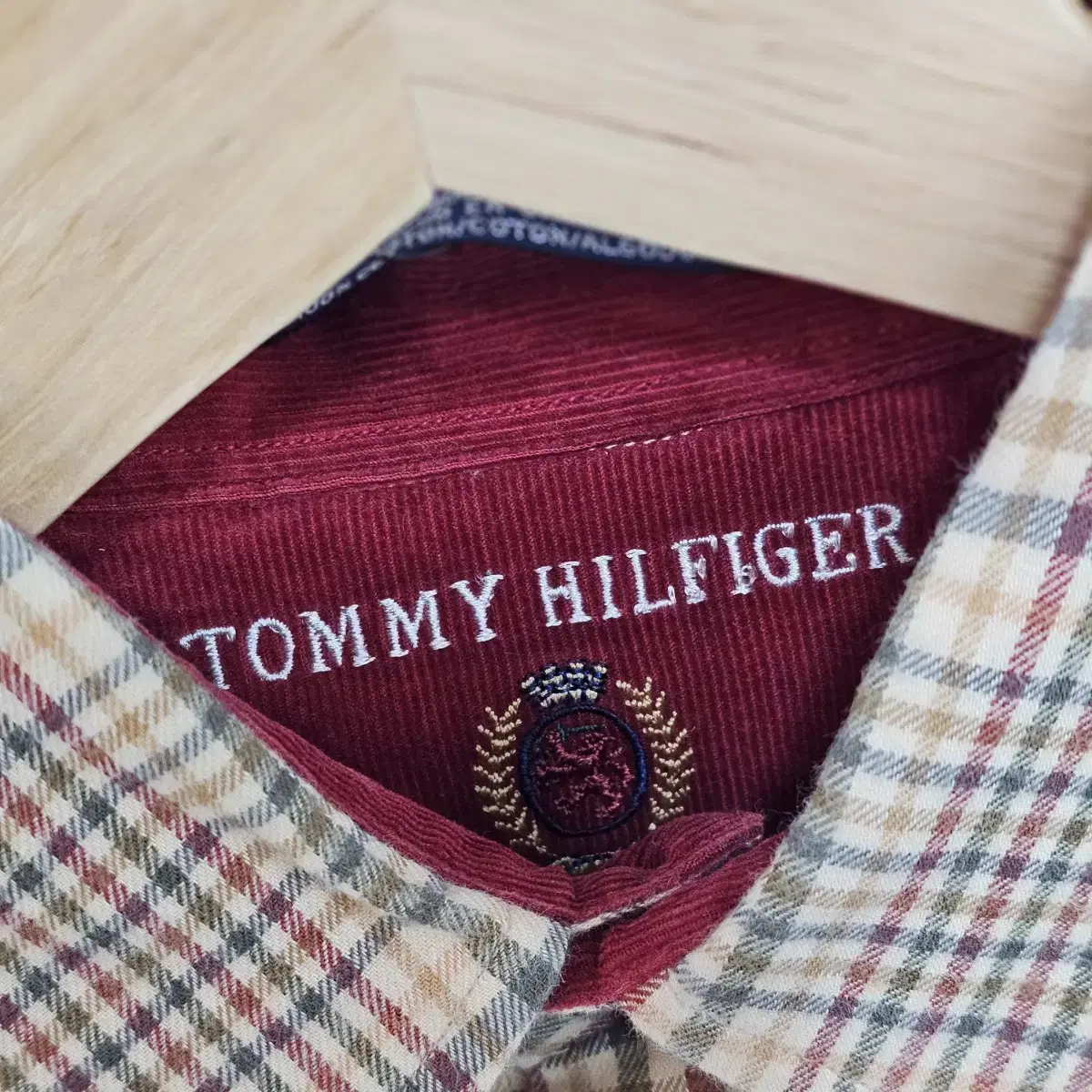 [TOMMY HILFIGER] 타미힐피거 오버핏 플란넬 셔츠