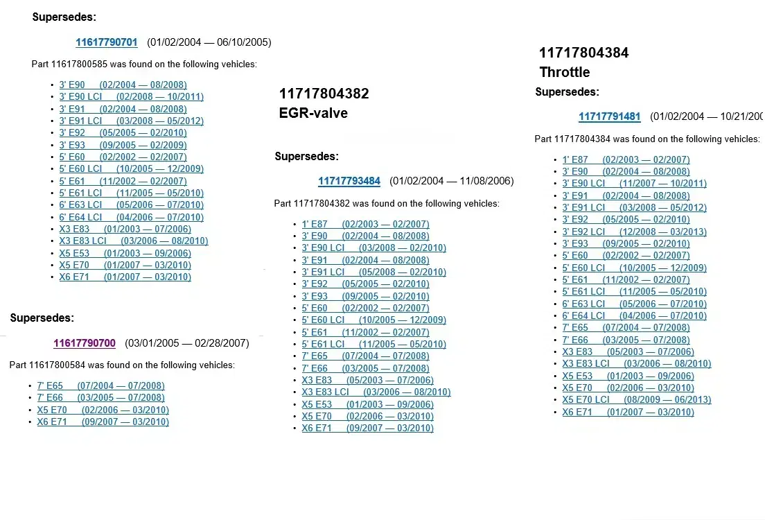 BMW용(e83,e70,e71,e90/91등) 흡기 매니폴더