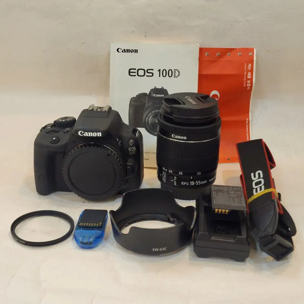 [중고]캐논 정품 EOS 100D 18-55mm