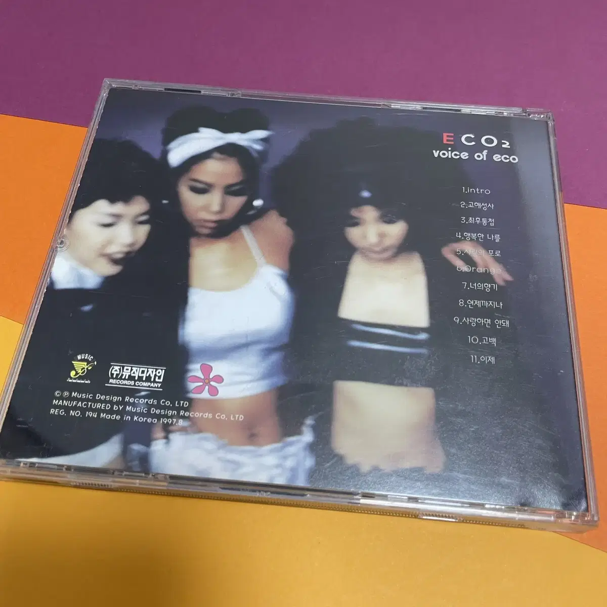 [중고음반/CD] 에코 2집 Voice Of Eco