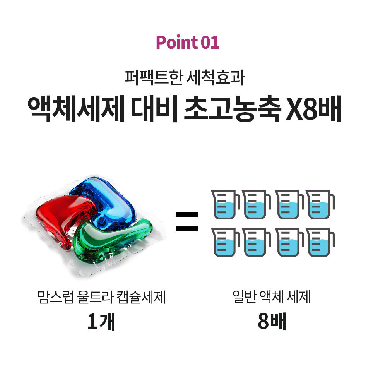 무료배송-맘스럽 울트라 캡슐세제 16g 100개