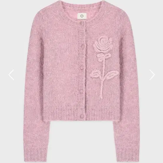 시눈 니트 가디건 rose flower cardigan