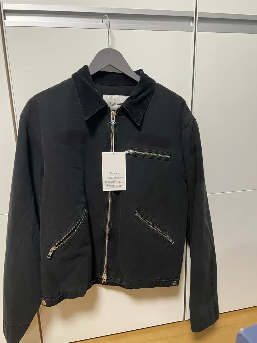 [M] 토니웩 Patch Fade-effect work jacket