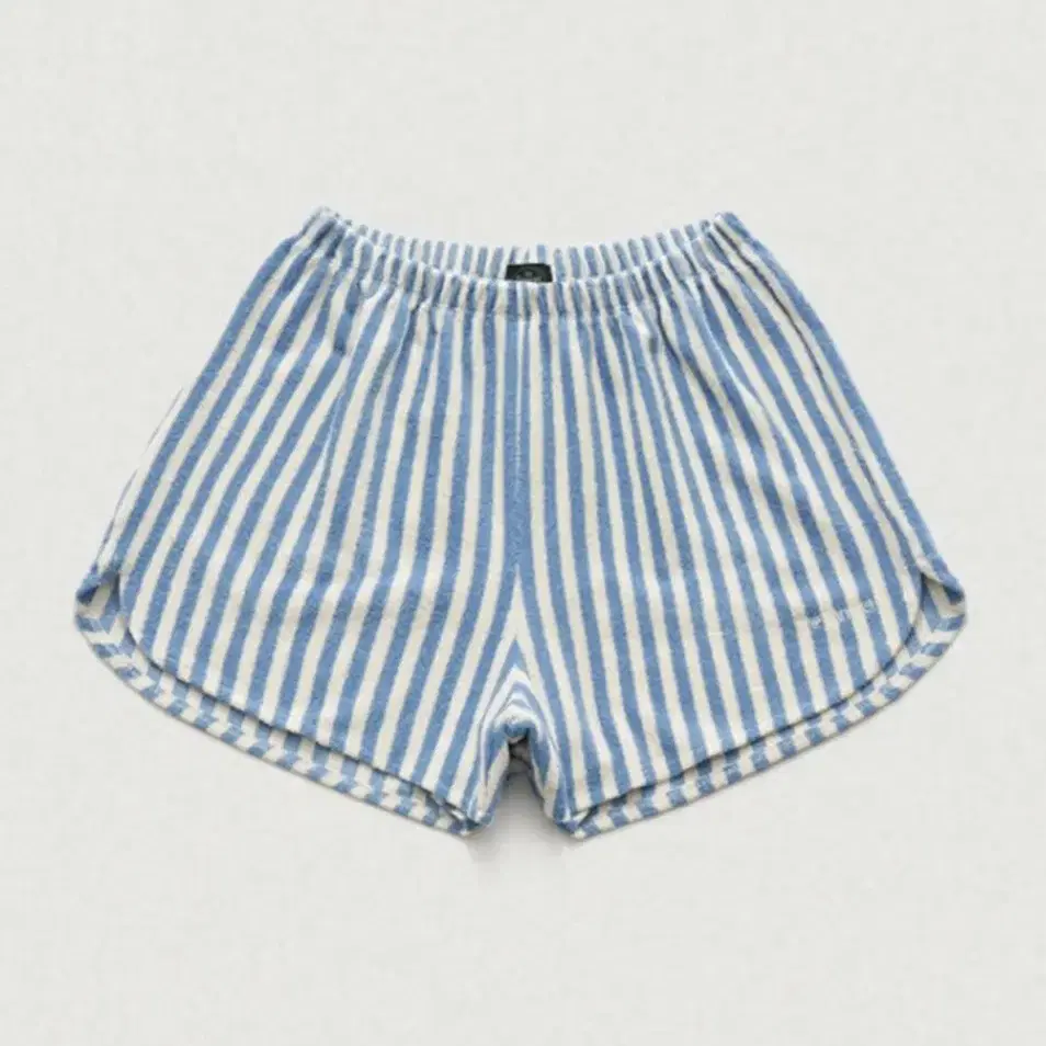 더바넷 Blue Striped Terry-Cloth Shorts