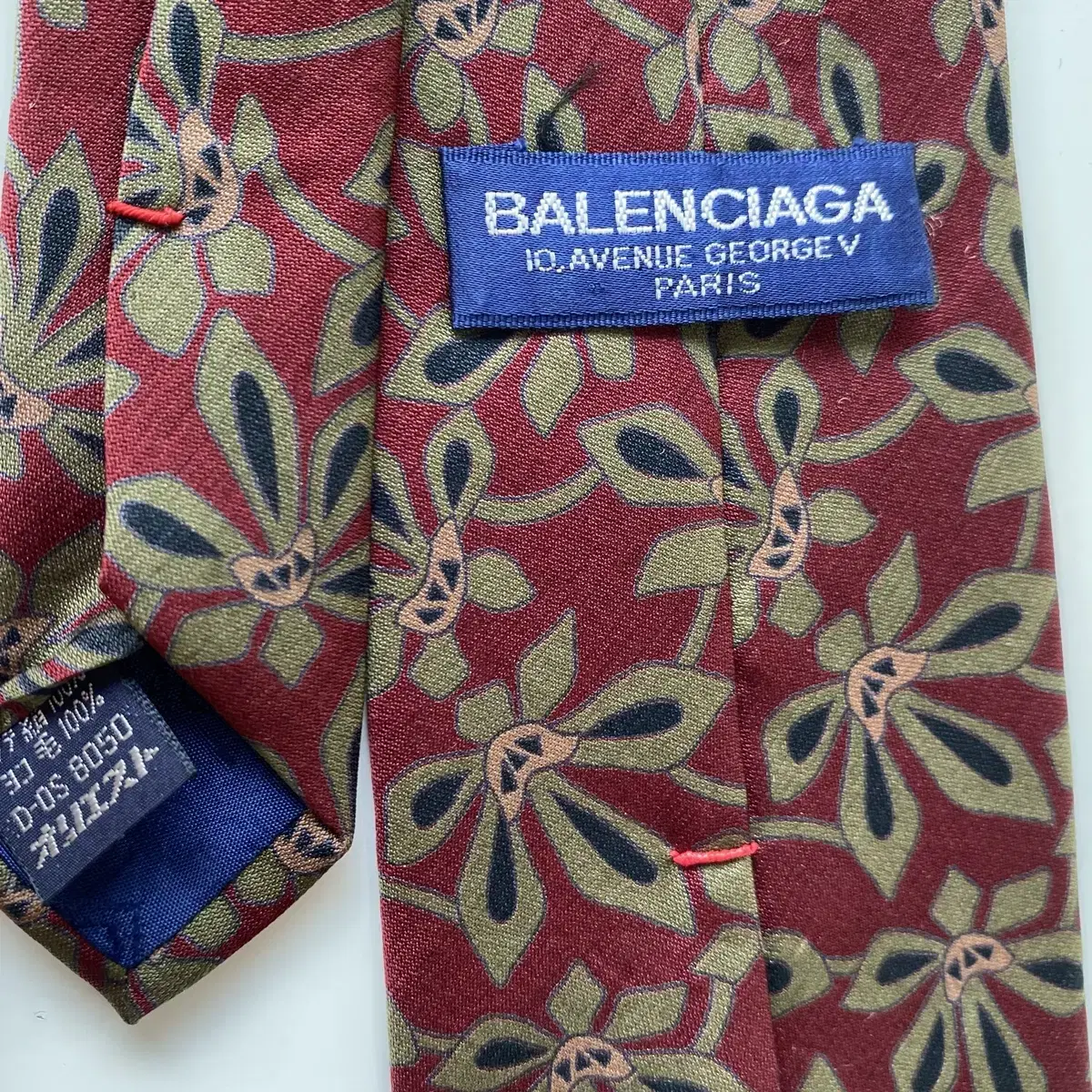 BALENCIAGA 발렌시아가 심플로고 정품 명품 넥타이