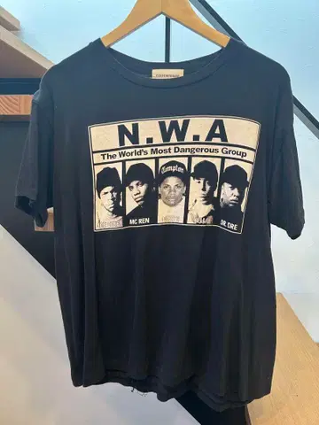 컨템포러리 스트릿 락 티셔츠 L