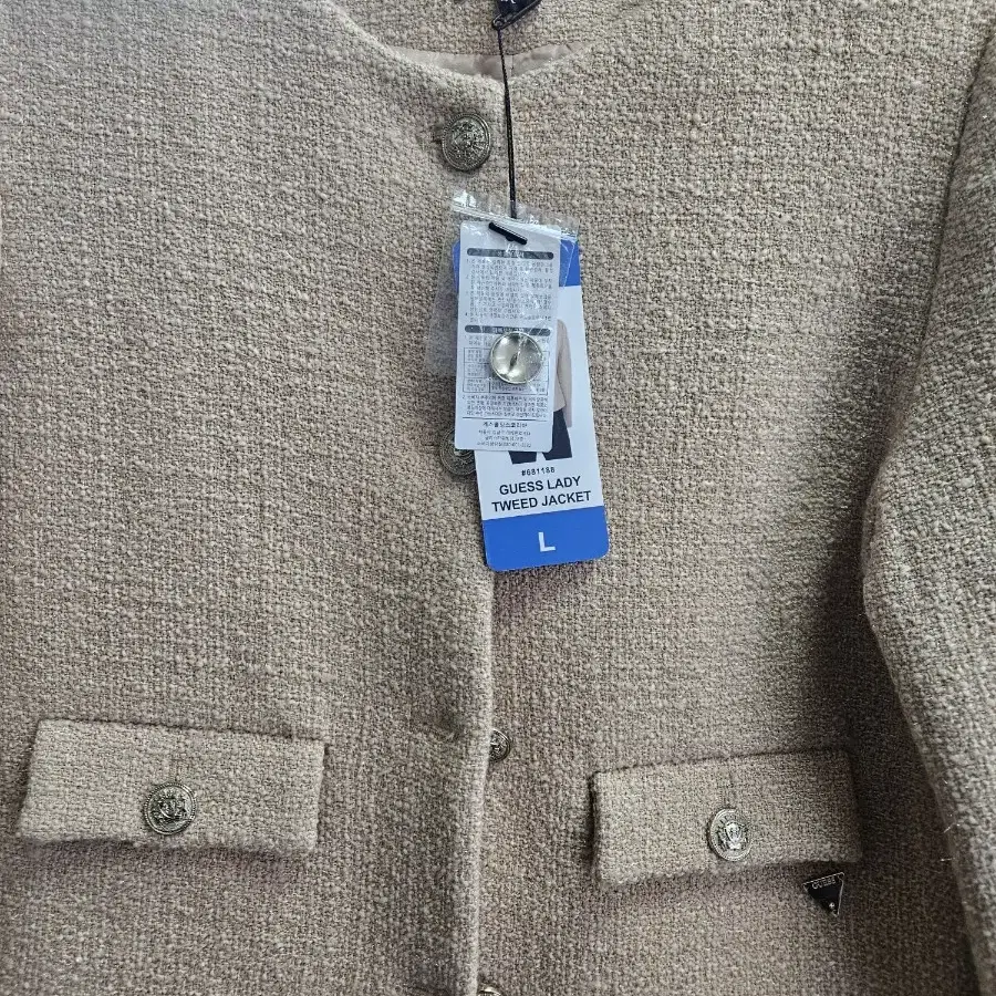 게스 tweed jacket