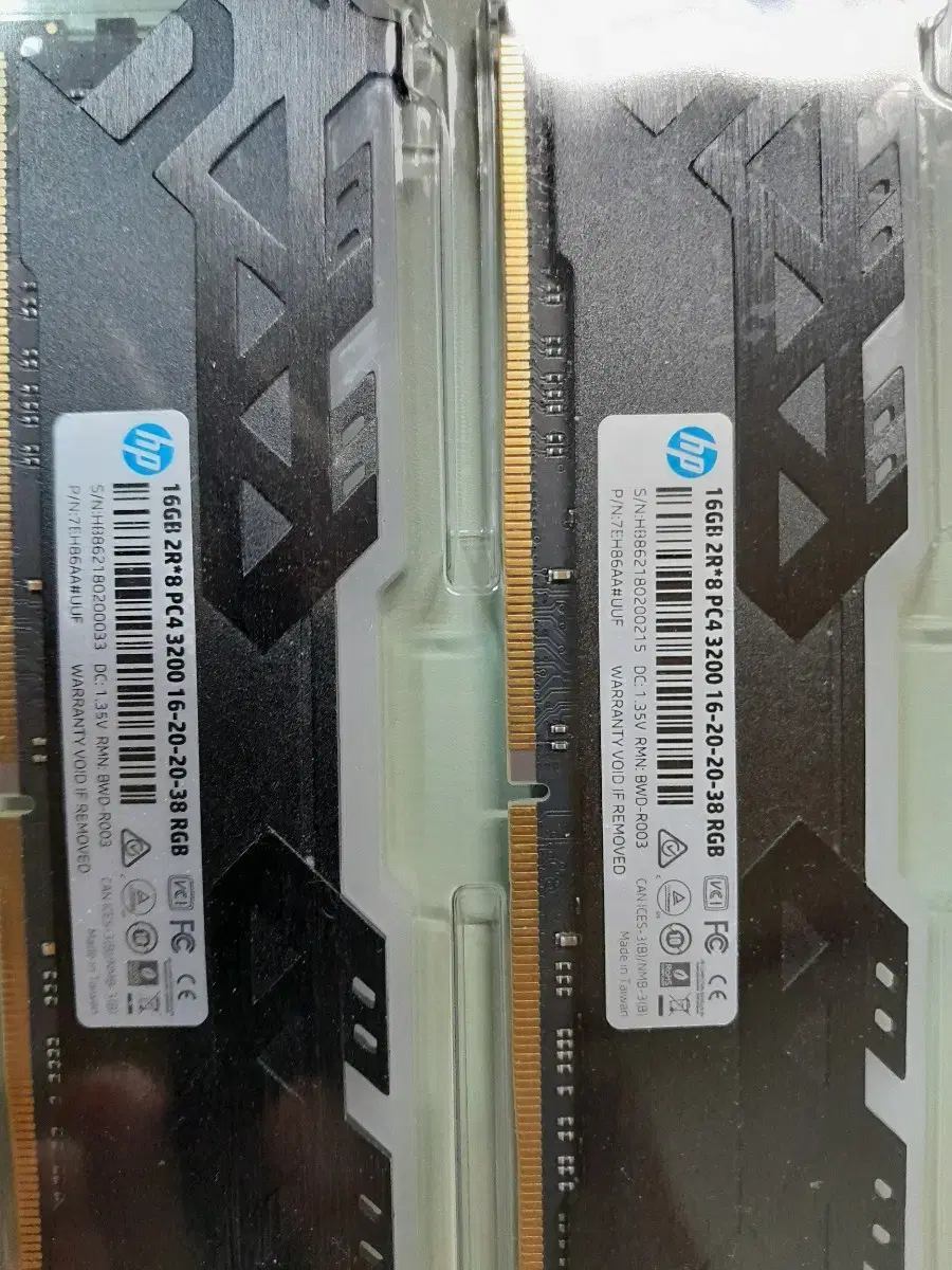 hp ddr4 ram 16gb 2개 cl 16-20-20-38