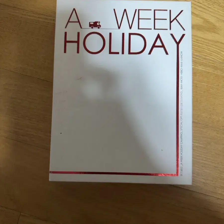 동방신기 a week holiday 포토북 dvd