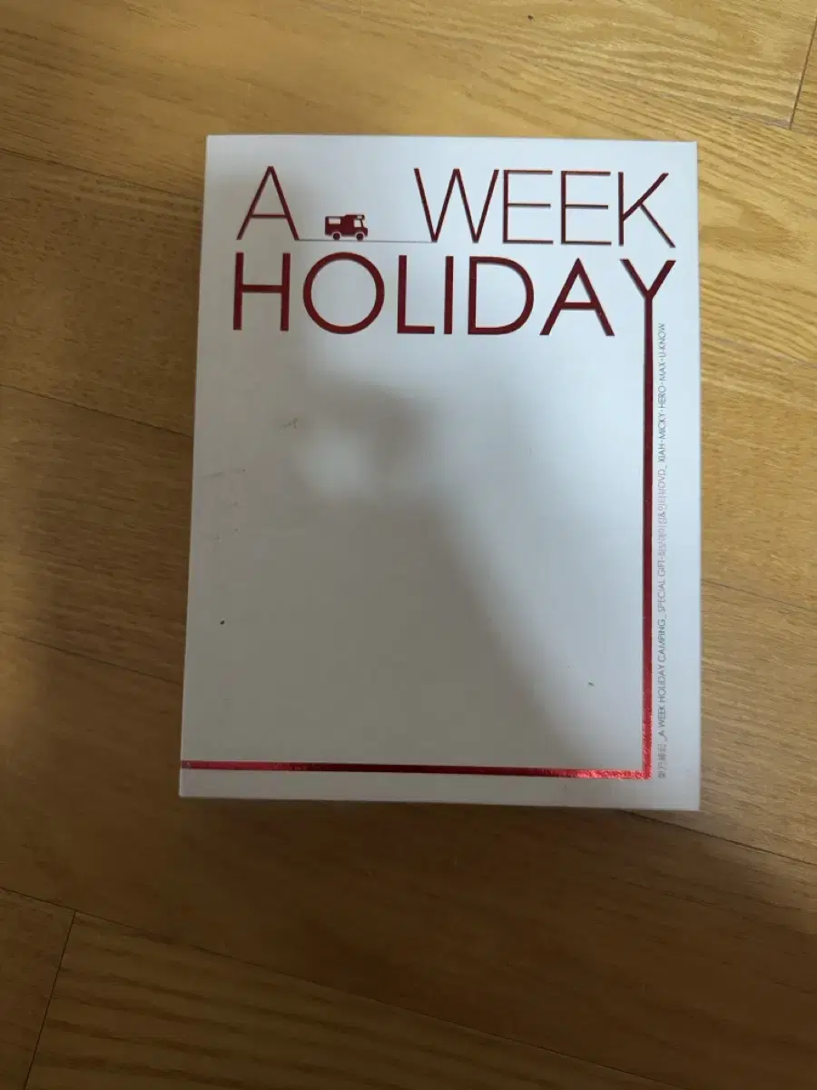 동방신기 a week holiday 포토북 dvd