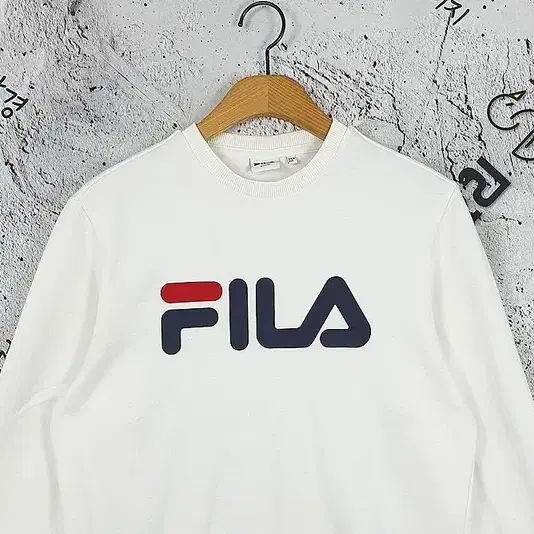 필라 FILA 빅로고 프린팅 맨투맨 크림 2200067