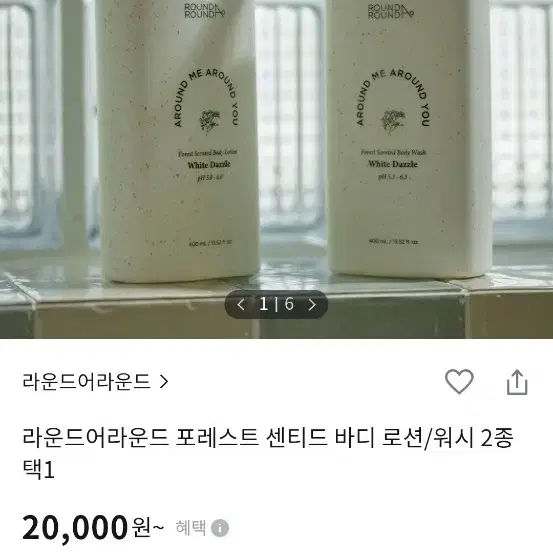 라운드어라운드 바디로션 400ml