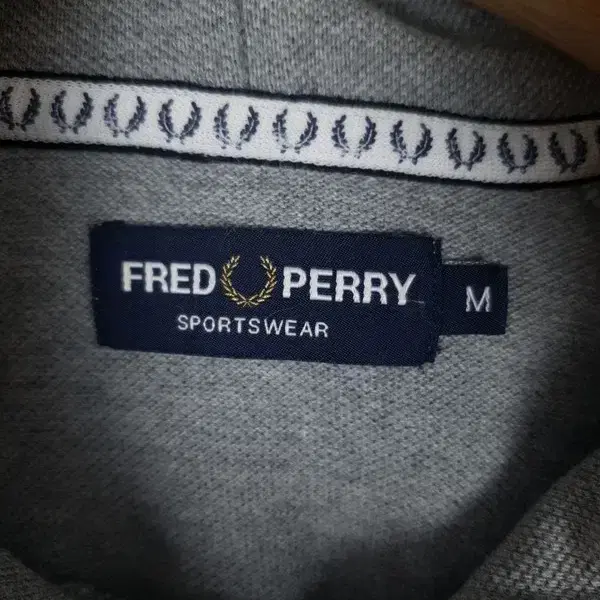 프레드페리 FRED PERRY 후드티 라이트 그레이 2300034