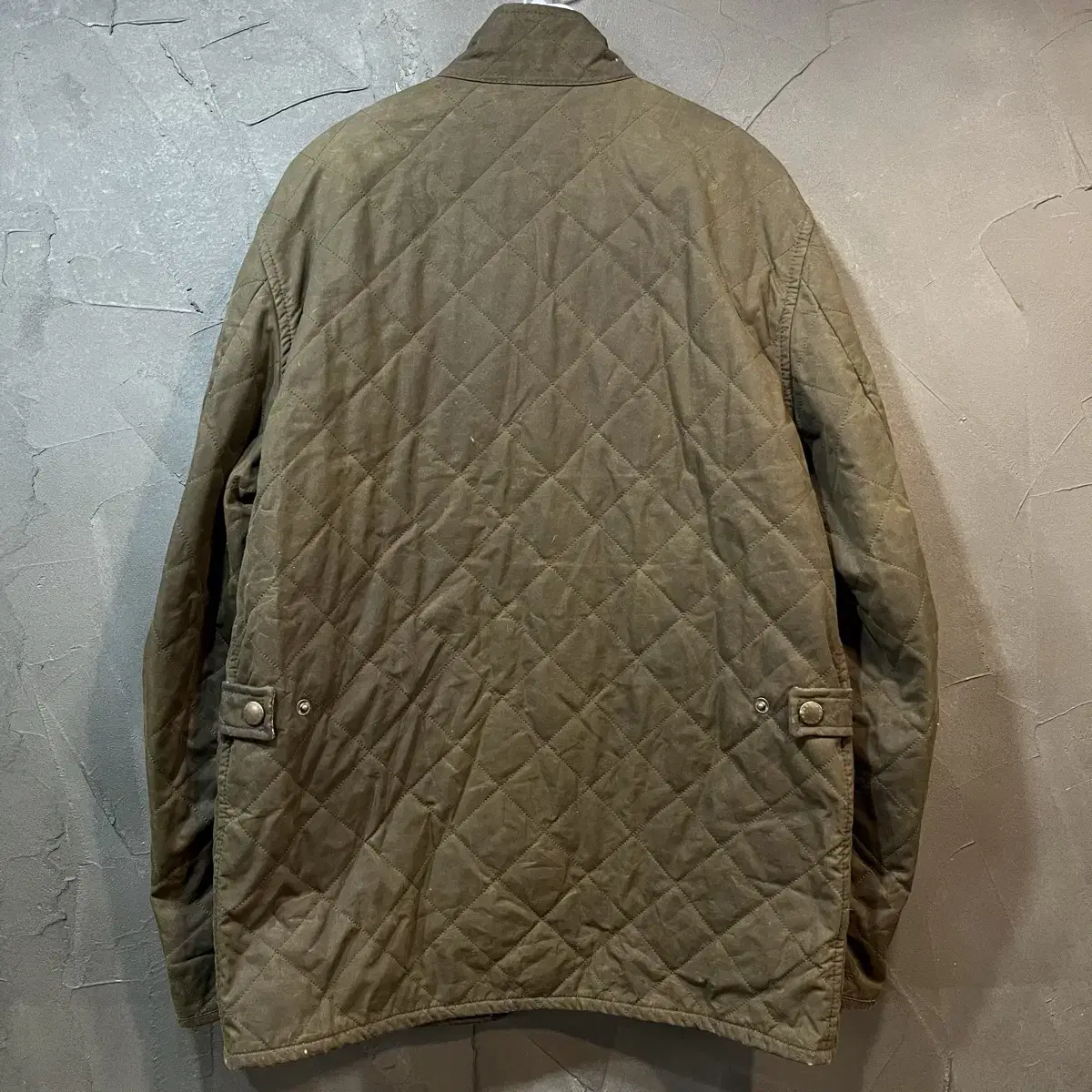 [M] Barbour 바버 퀼팅 왁스 자켓