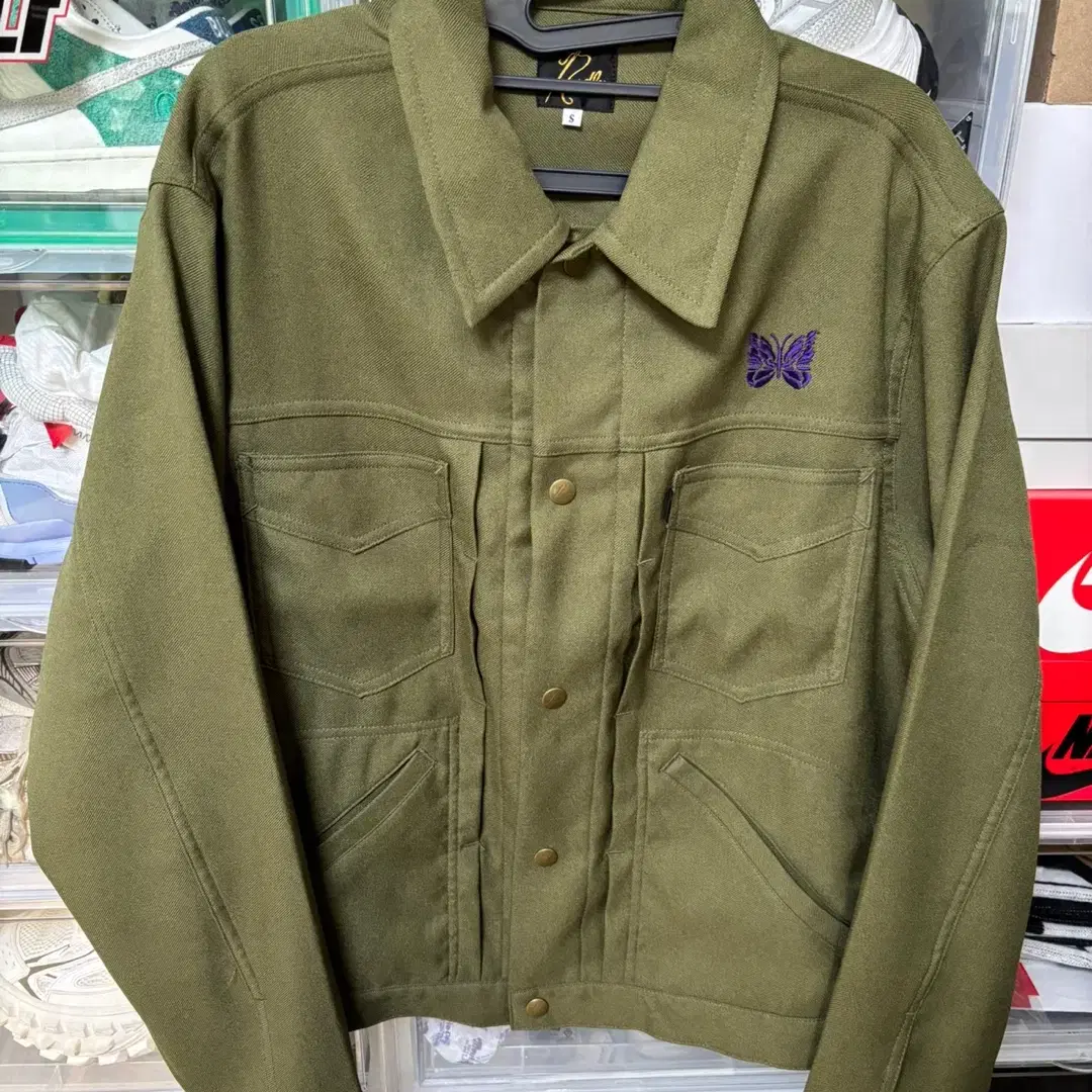 [S] 니들스 패니진 자켓 - Poly Twill - Olive