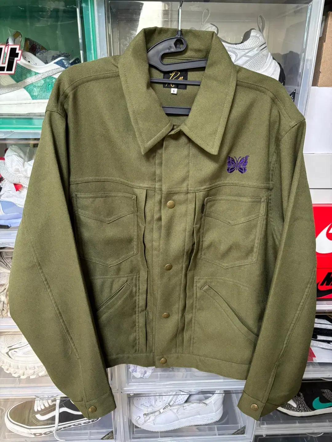 [S] 니들스 패니진 자켓 - Poly Twill - Olive