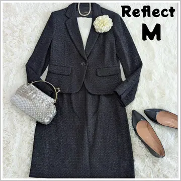 리플렉트 M사이즈 트위드 재킷 수트 네이비 계열 셀레모니 마마스 수트