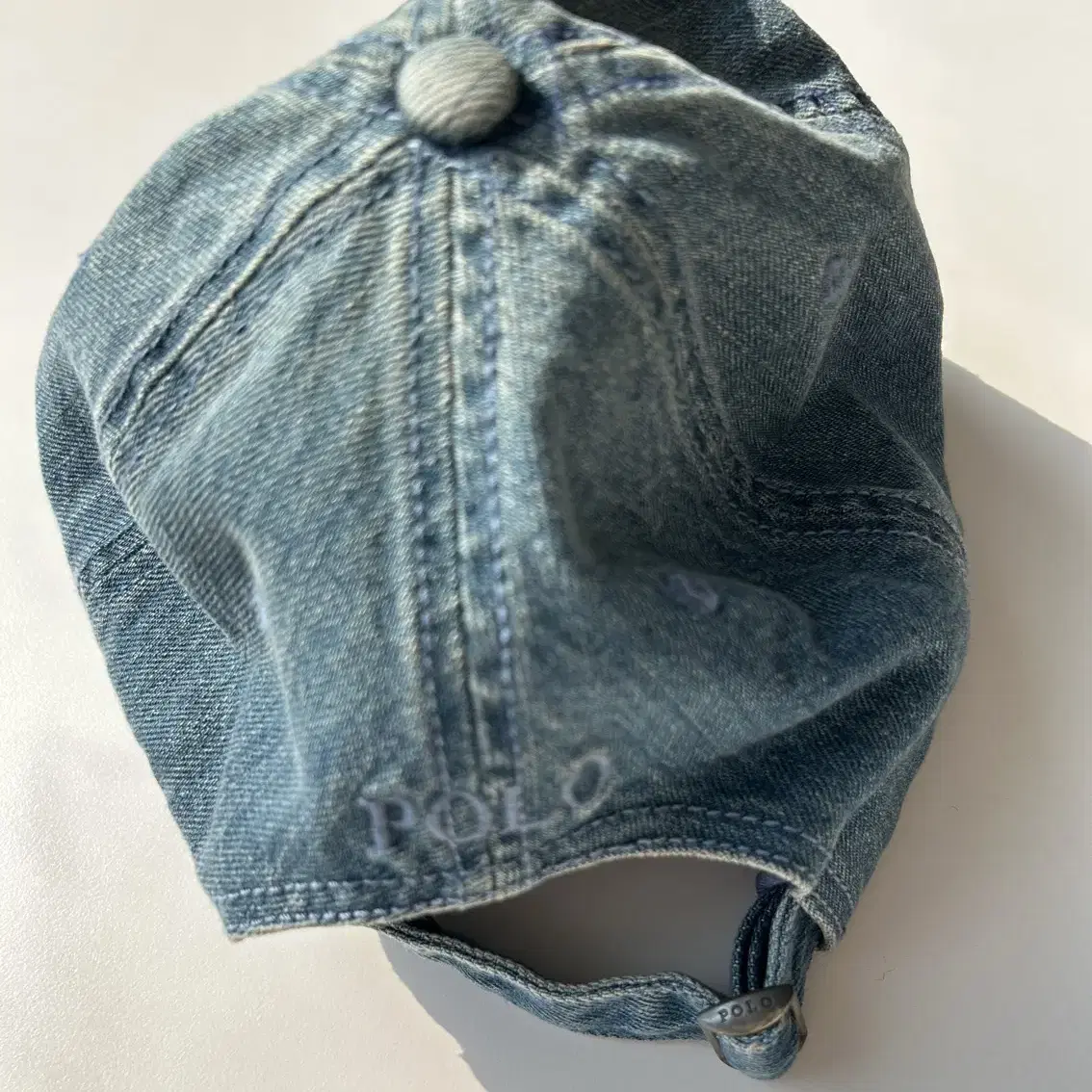 polo ralph lauren denim cap