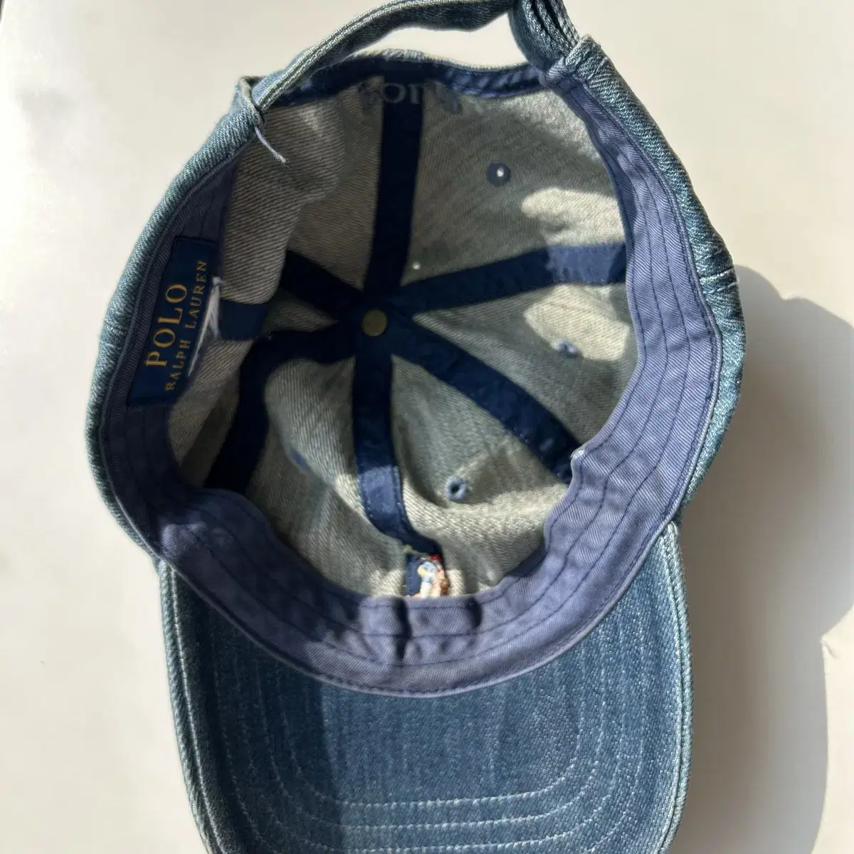 polo ralph lauren denim cap