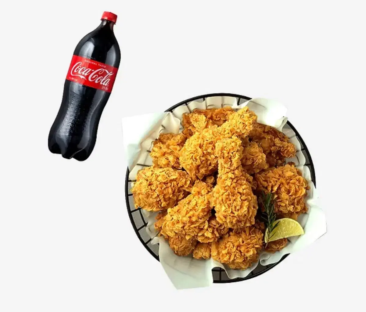 BHC 후라이드 치킨 + 콜라 1.25L 팔아요 (유효기간 : 오늘까지)