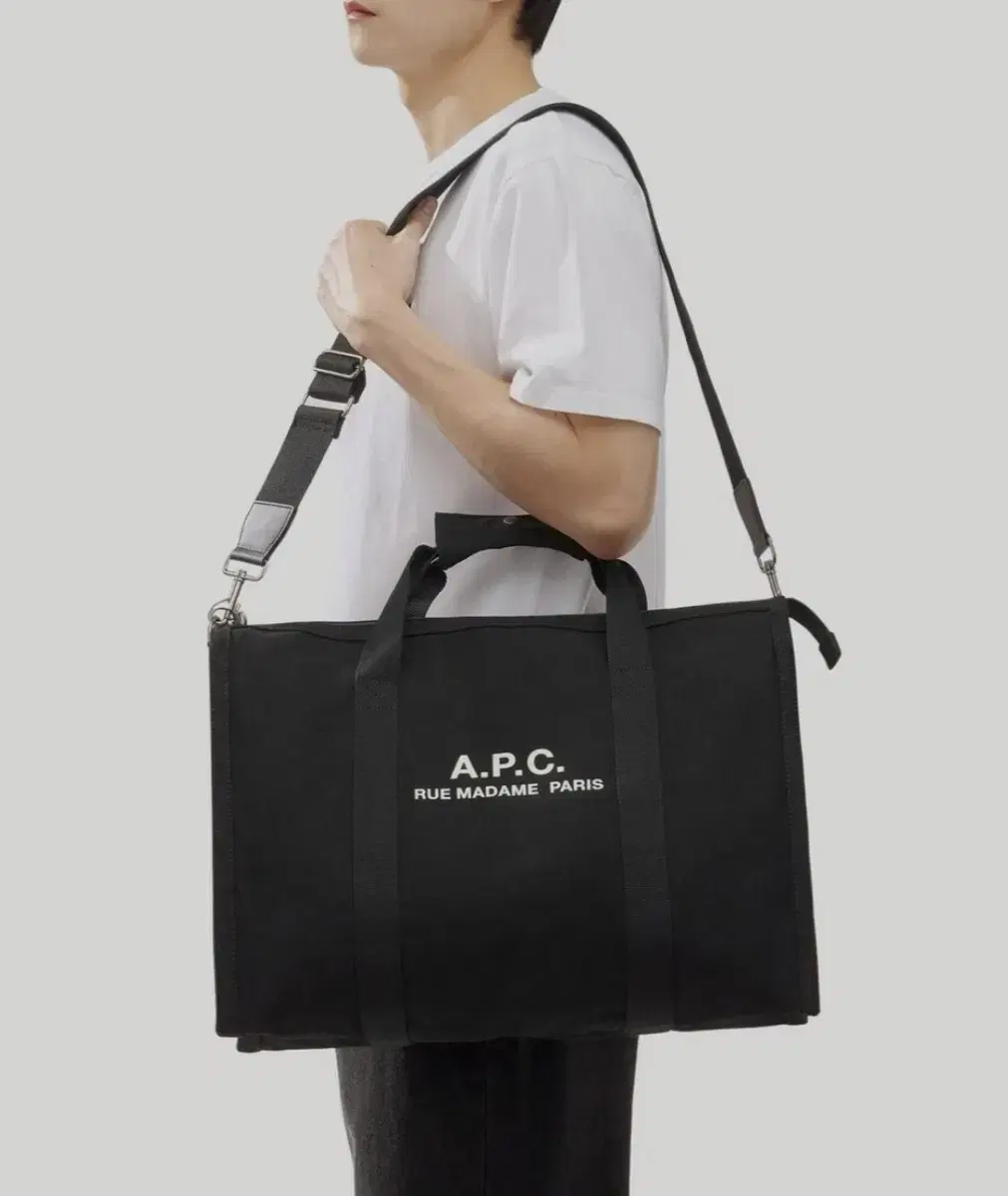 (새상품)APC 아페쎄 정품 토트백/숄더백 Gymbag 짐백 블랙