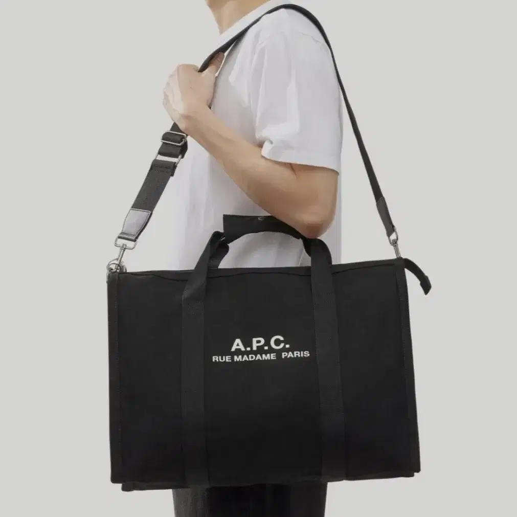 (새상품)APC 아페쎄 정품 토트백/숄더백 Gymbag 짐백 블랙