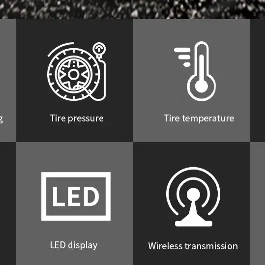 벤츠 벤틀리 BMW 자동차 무선 타이어 압력 경보 시스템 내부 외부센서