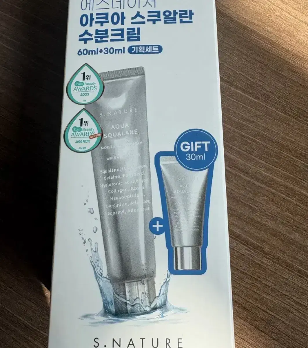 90ml 에스네이처 아쿠아 수분크림