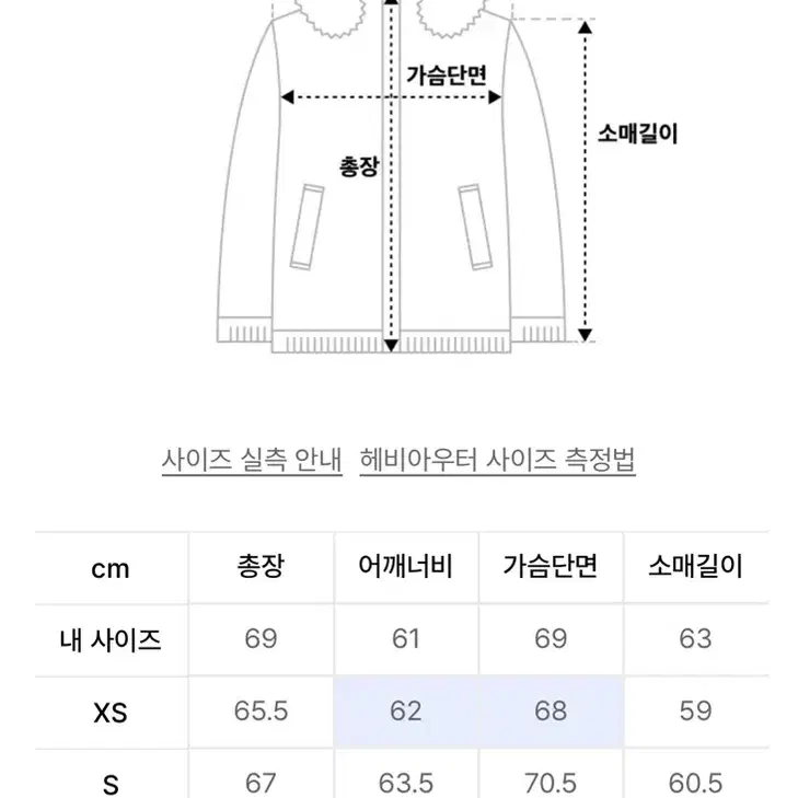 [xs] 비슬로우 디테쳐블 몬스터 숏 다운 파카