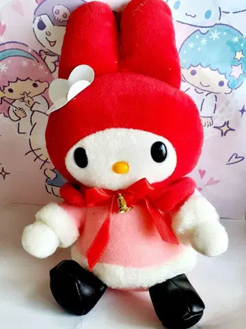 산리오 마이멜로디 산타 봉제 인형 초레어 빨간 망토