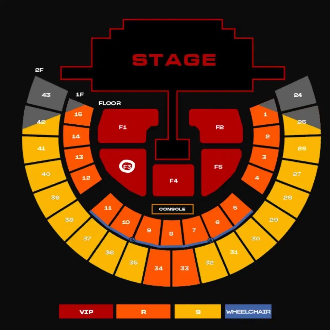 투애니원 콘서트 F3 11열 VIP석 일요일 막콘