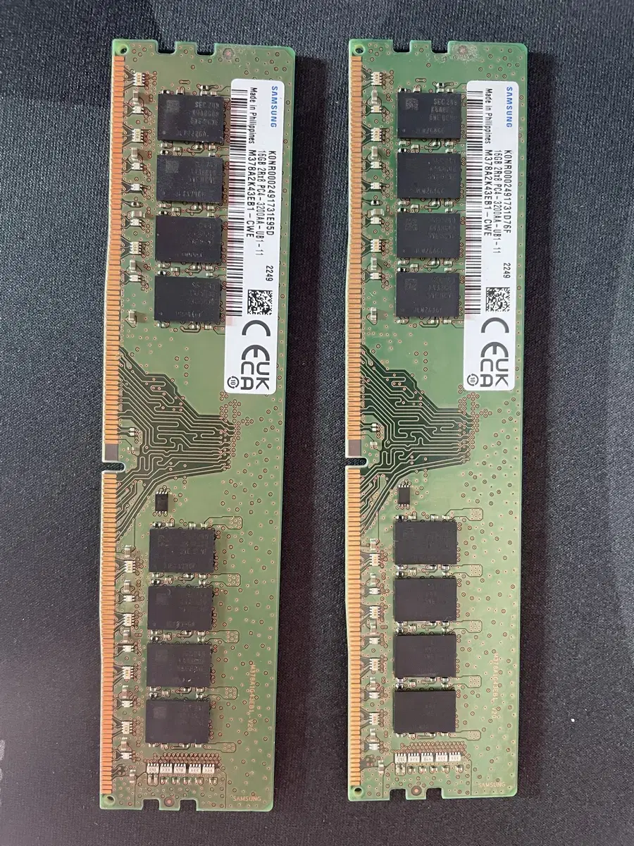 삼성 ddr4 16G 2개 팝니다