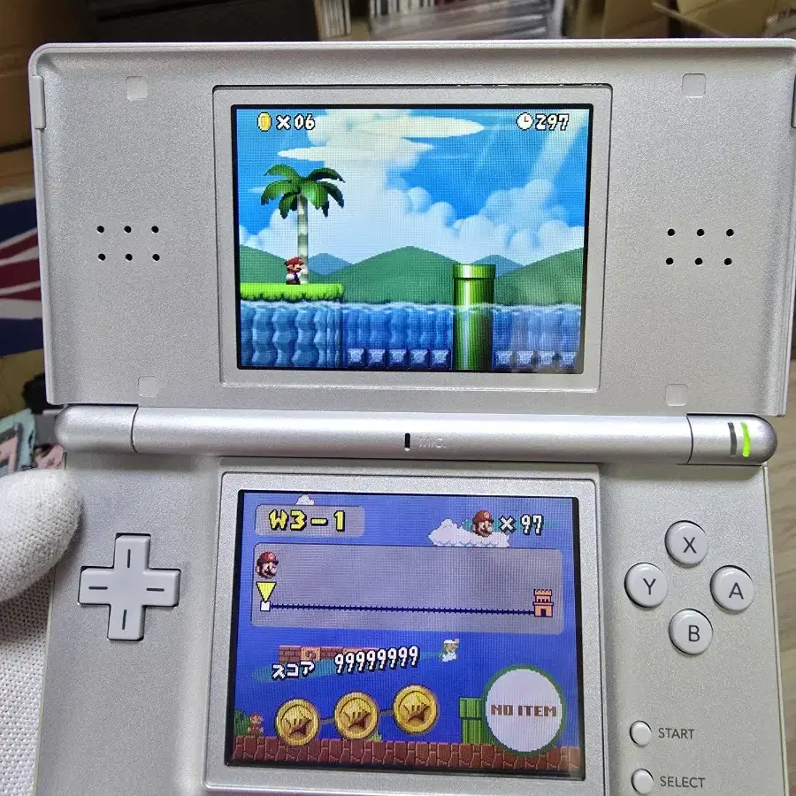 S급 닌텐도 DS Lite DSL 실버