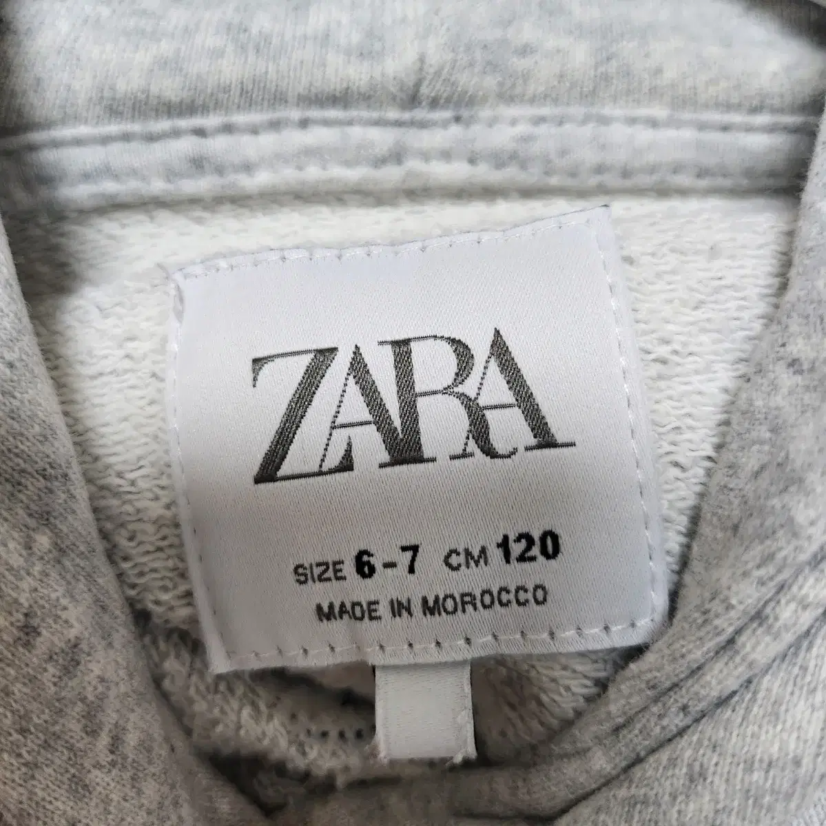 자라 키즈 ZARA KIDS 후드티 cropped hoodie 120