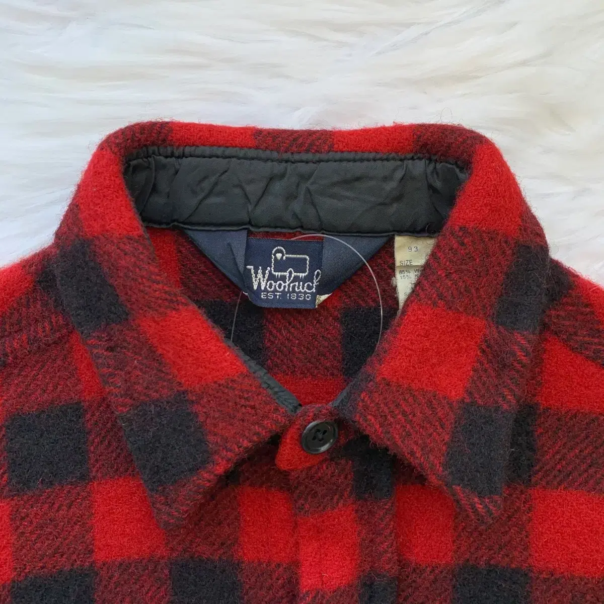 울리치 Woolrich 빈티지 울 체크 셔츠