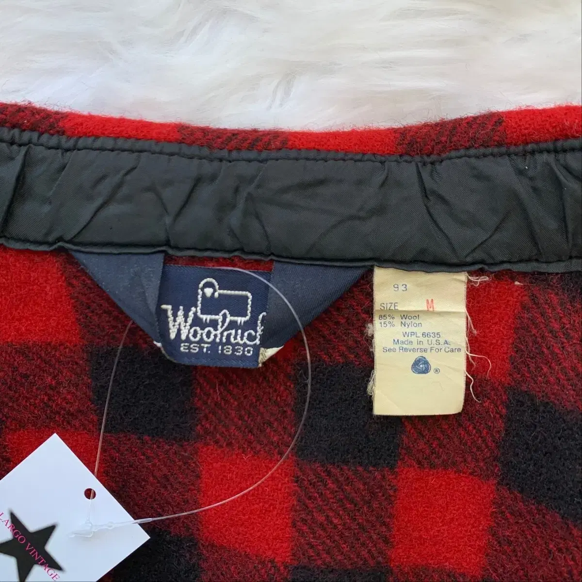 울리치 Woolrich 빈티지 울 체크 셔츠