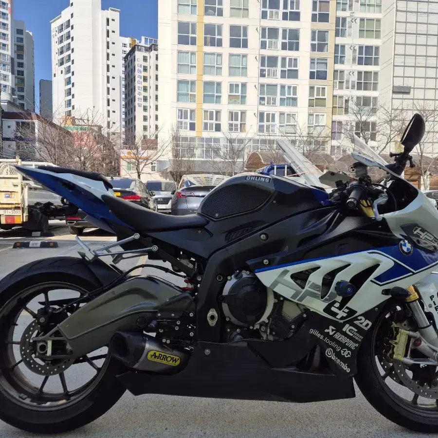 bmw s1000rr 10년식 에로우머플러 구변완료 팝니다